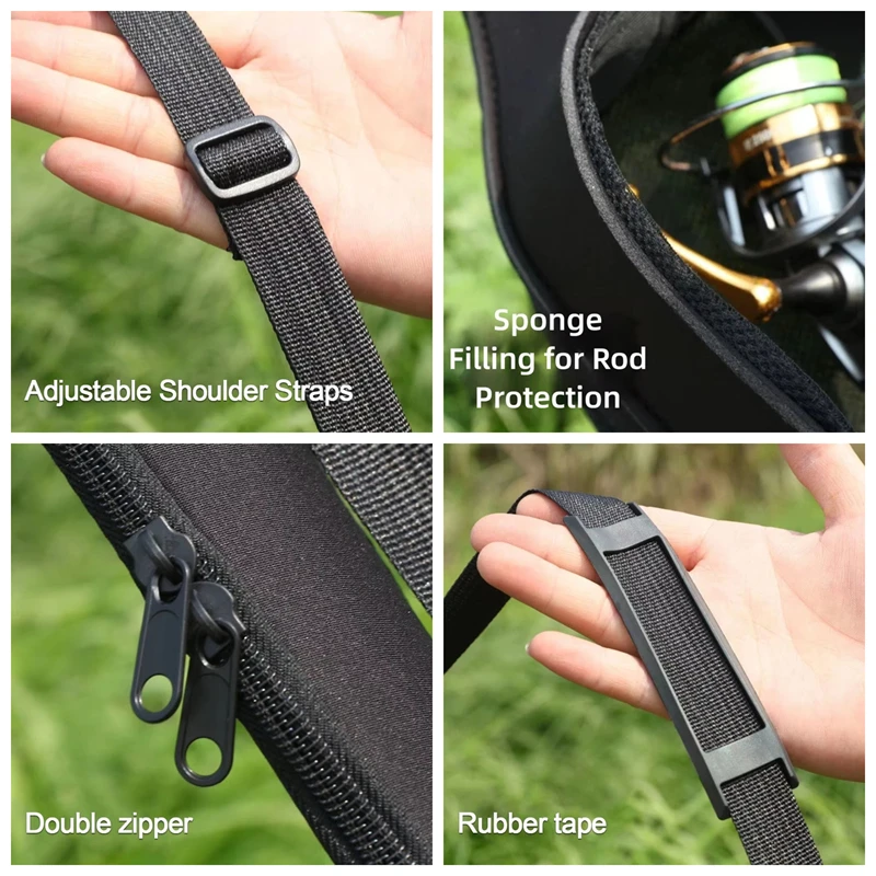 Borsa per canna da pesca con e - Fishing Rod Case recensione e prezzo